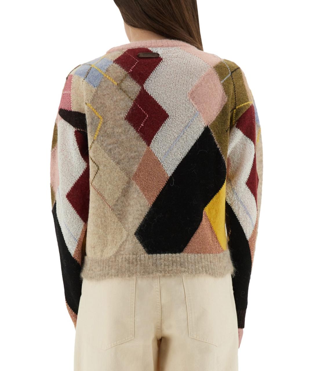 MOSCHINO Мульти шерстяной джемпер / свитер, фото 4