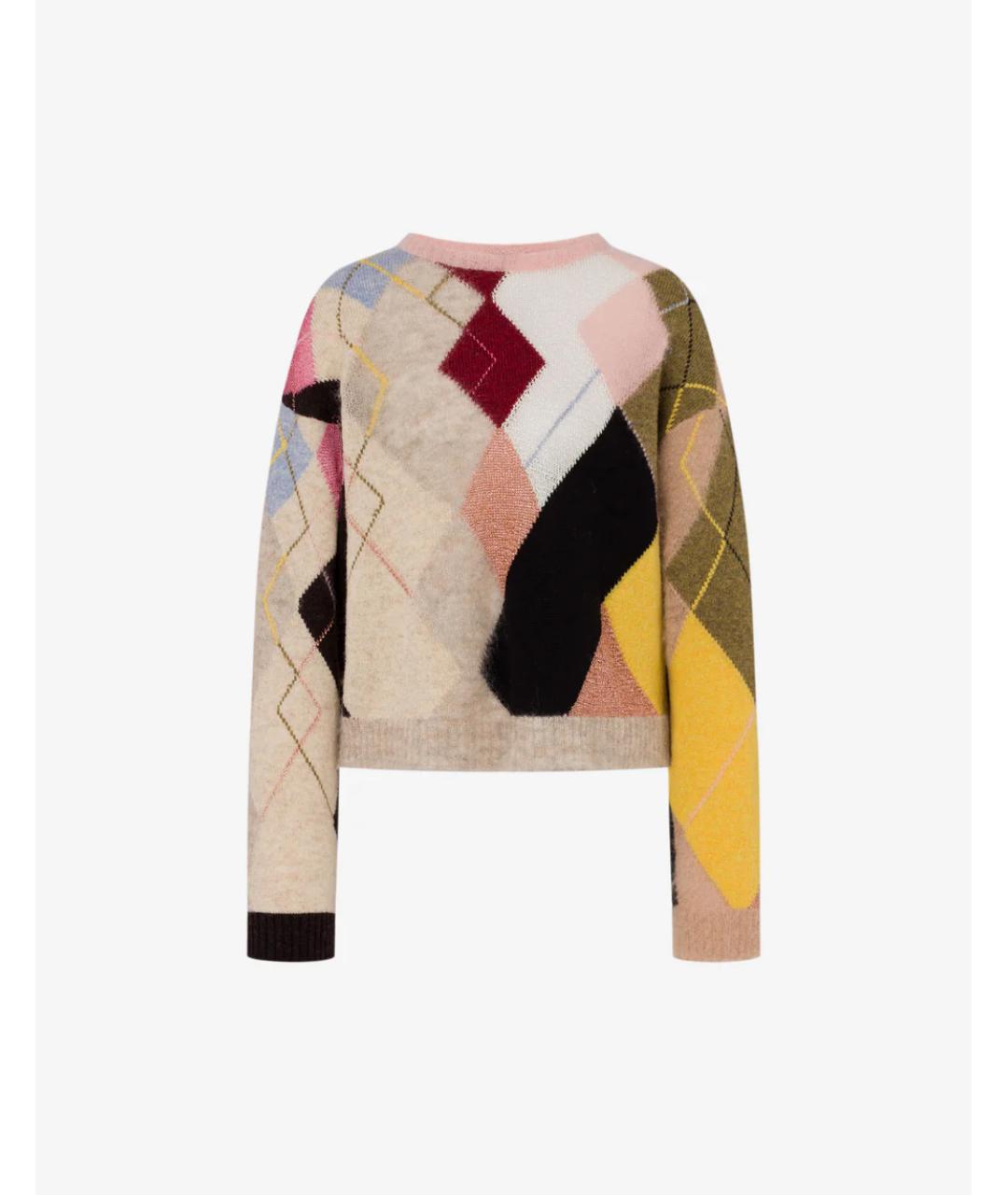 MOSCHINO Мульти шерстяной джемпер / свитер, фото 6