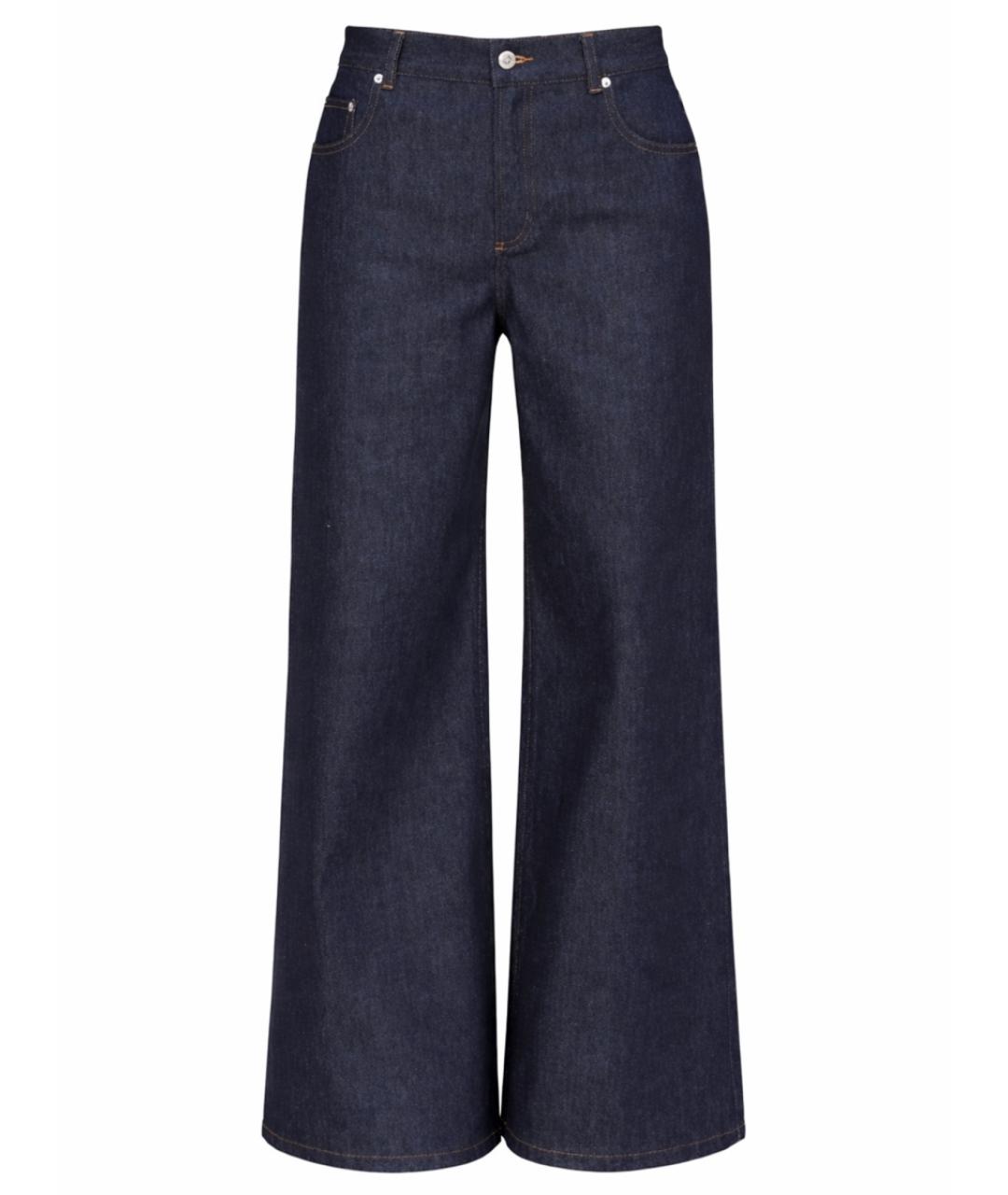 A.P.C. Синие хлопковые прямые джинсы, фото 1