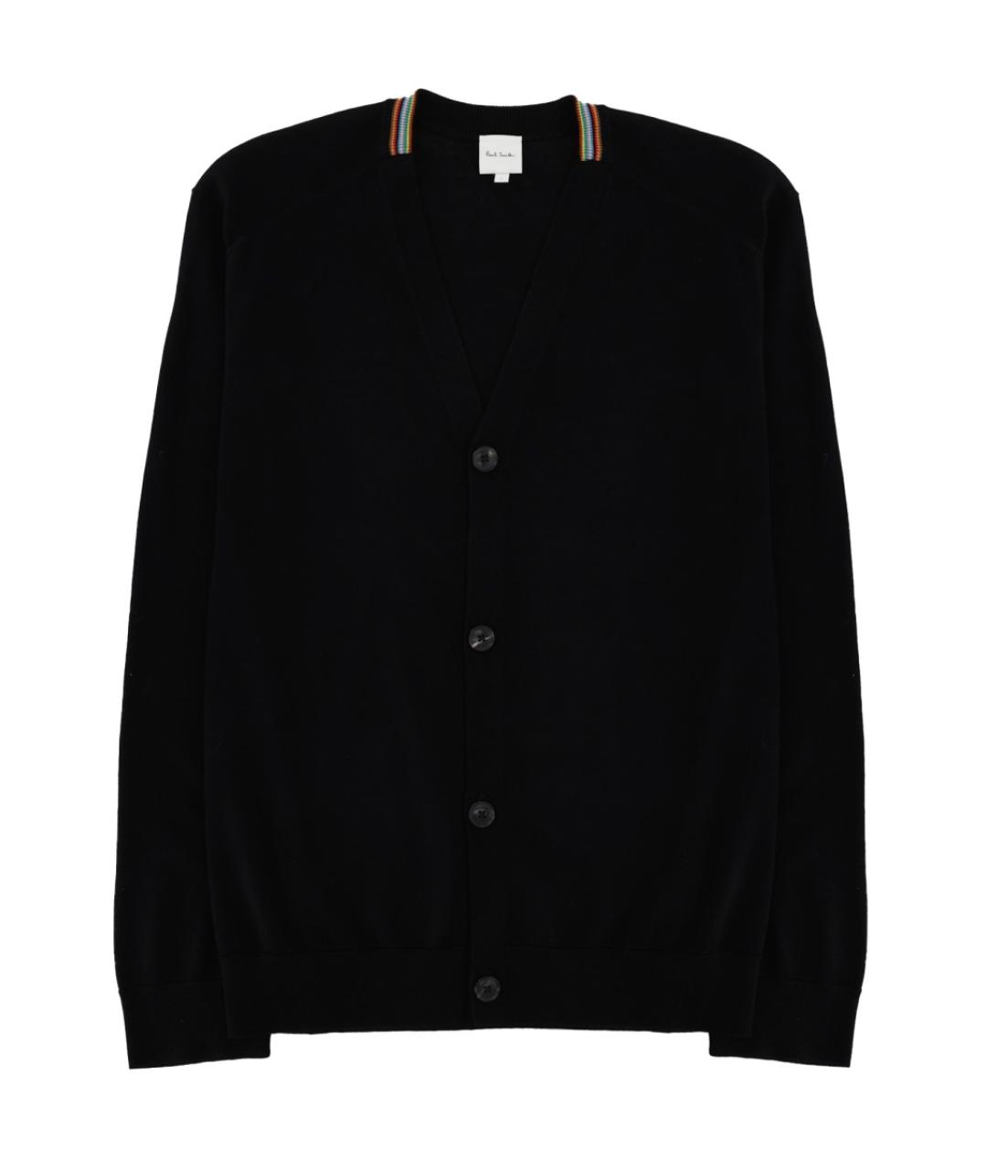 PAUL SMITH Черный шерстяной джемпер / свитер, фото 1