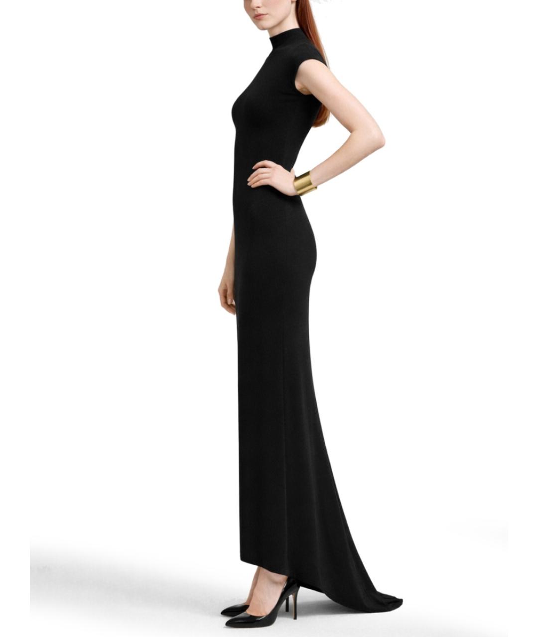 TOM FORD Черное вискозное вечернее платье, фото 2