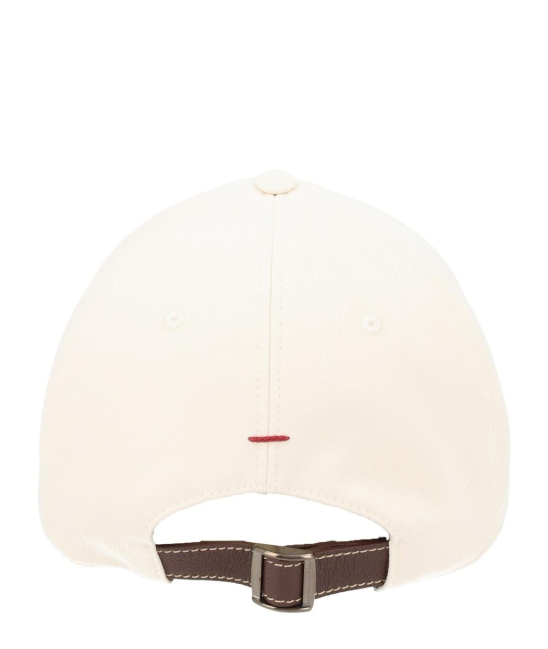 BRUNELLO CUCINELLI Бежевая кепка/бейсболка, фото 2