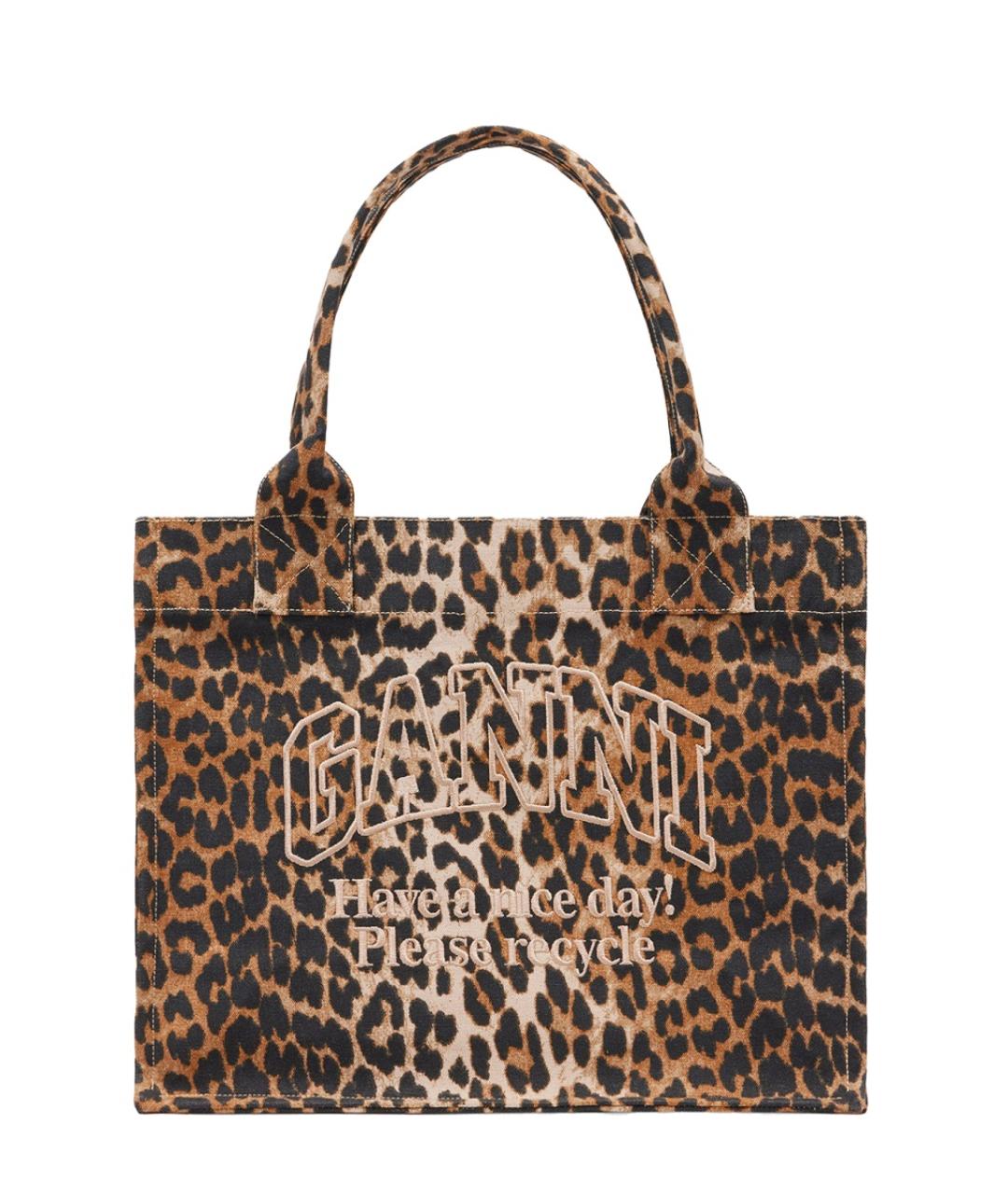 GANNI Мульти хлопковая сумка тоут, фото 1