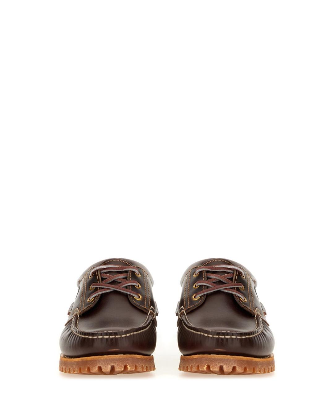 TIMBERLAND Коричневые кожаные низкие ботинки, фото 6