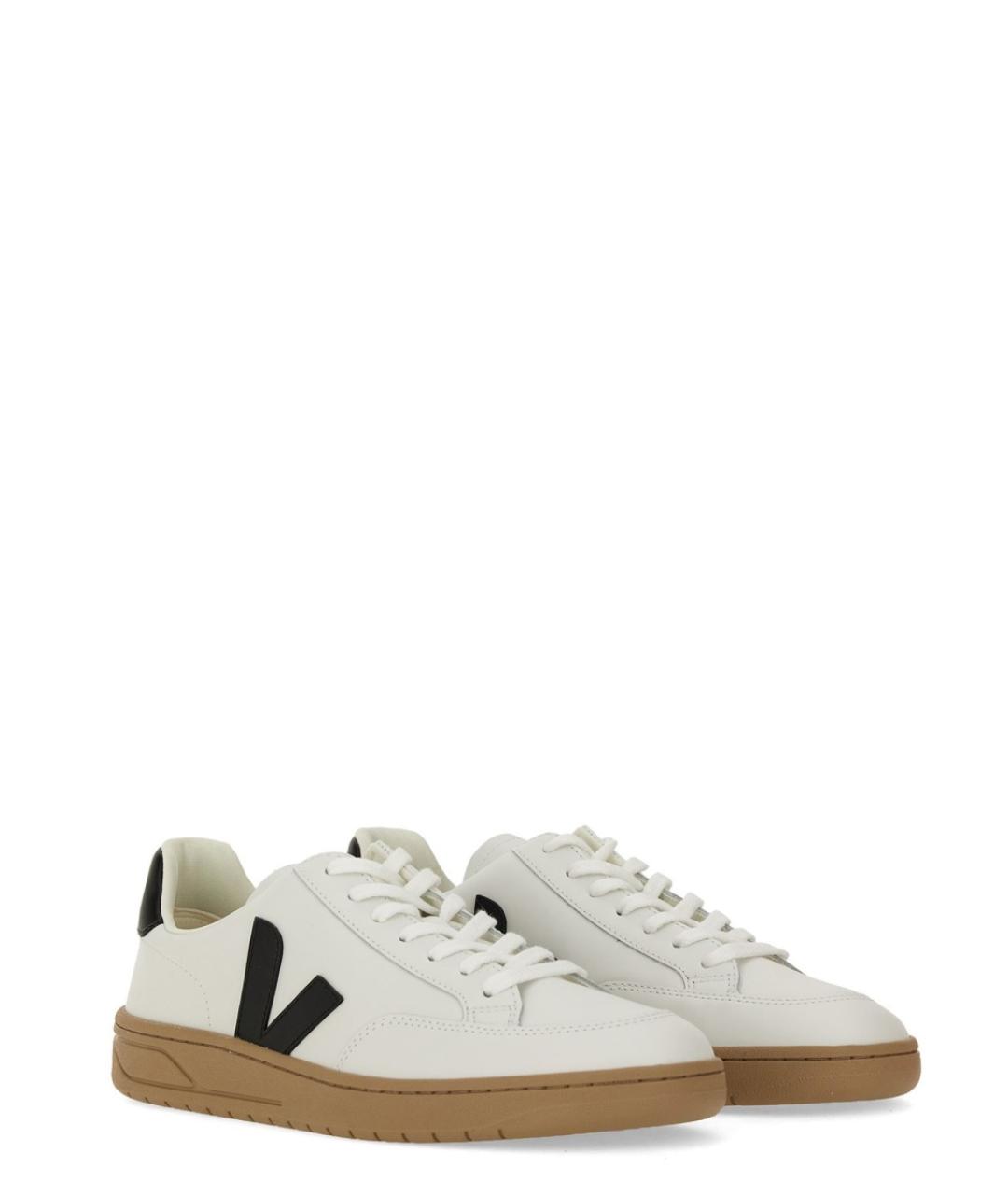 VEJA Белые кожаные низкие кроссовки / кеды, фото 2