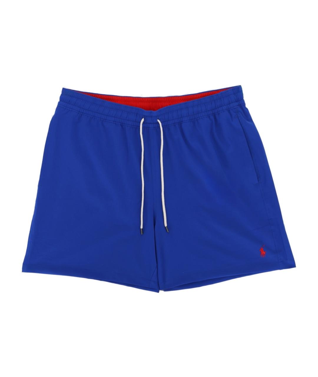 POLO RALPH LAUREN Синие полиэстеровые шорты, фото 1