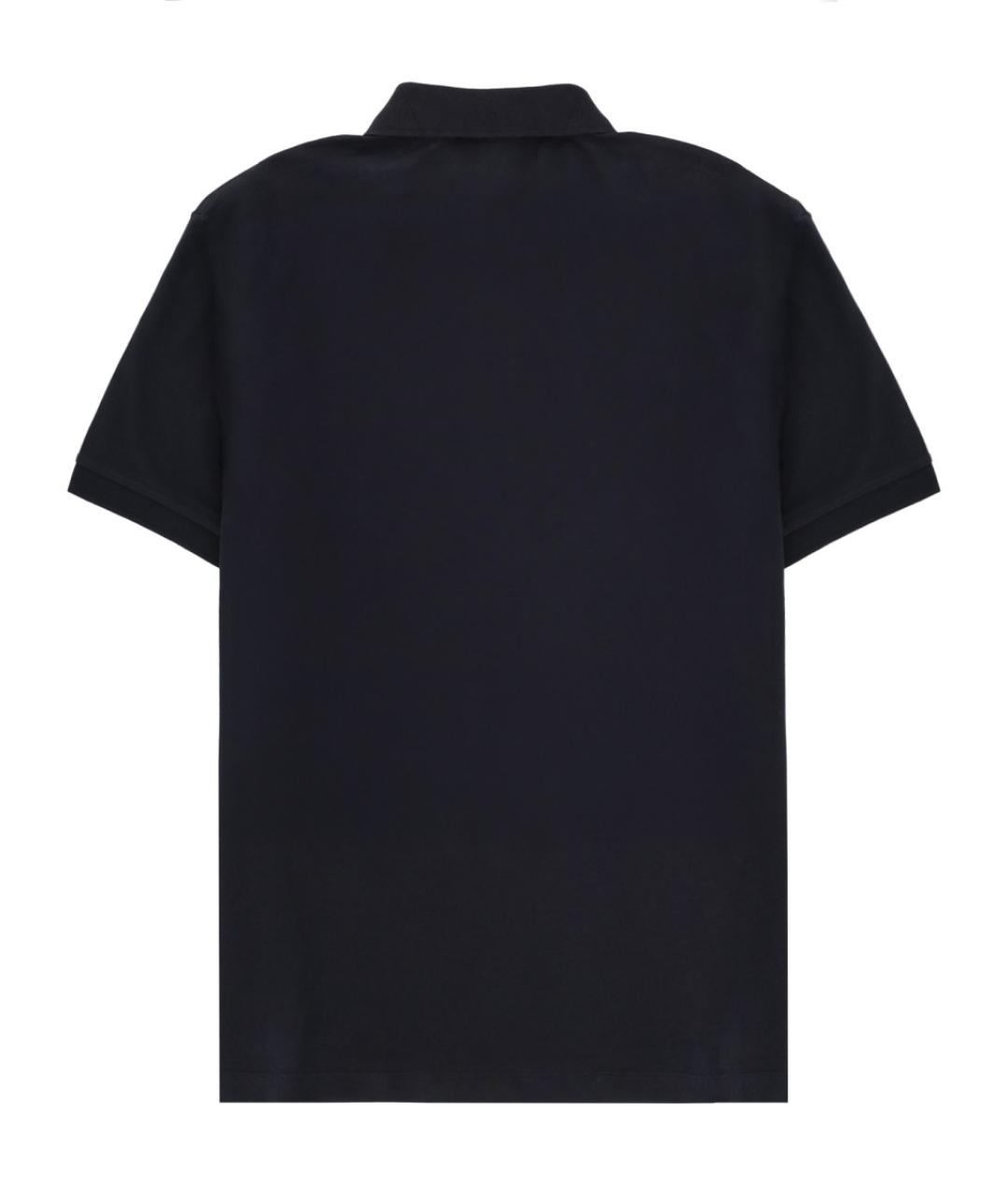 STONE ISLAND Синее хлопковое поло с коротким рукавом, фото 2