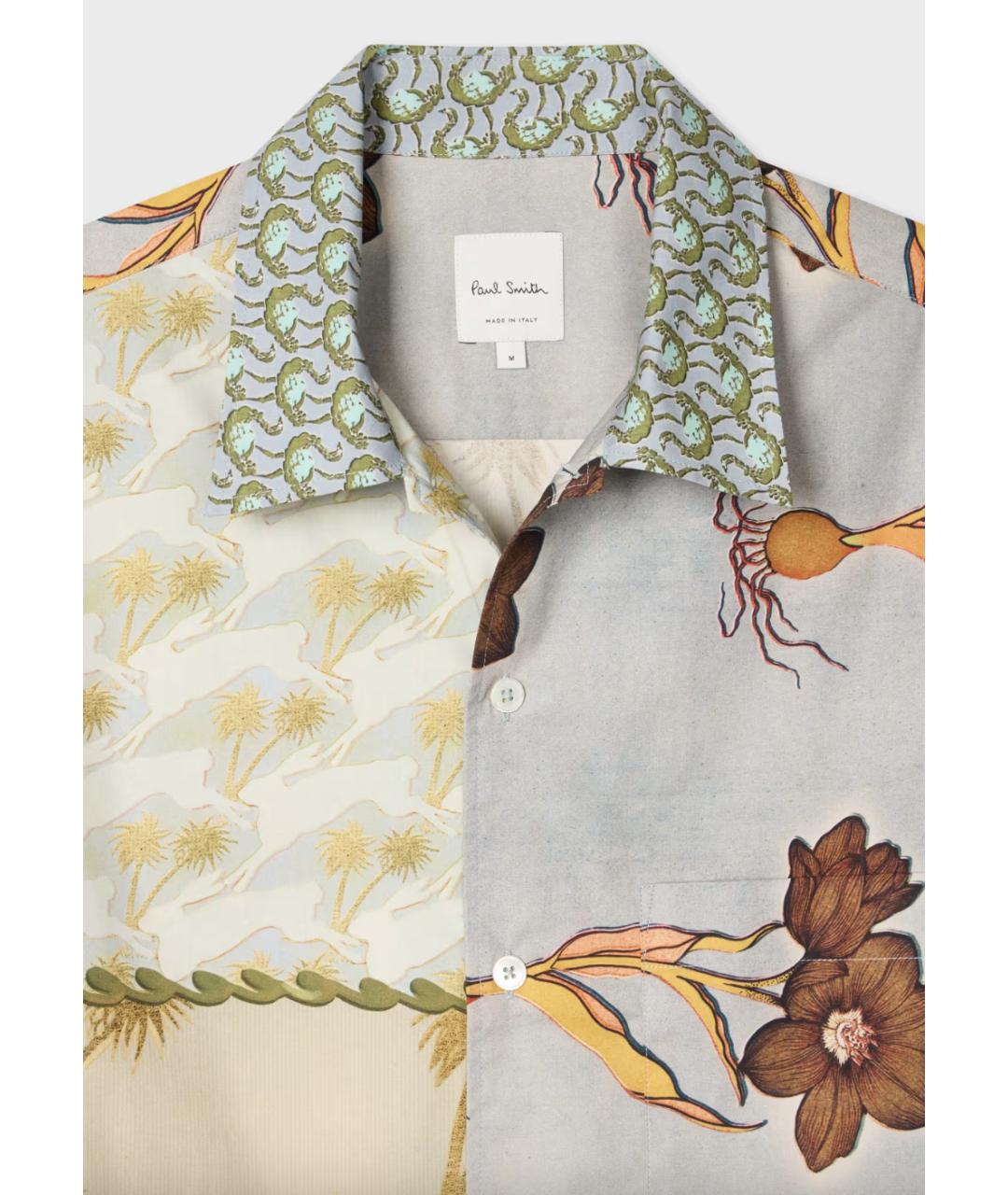 PAUL SMITH Мульти хлопковая кэжуал рубашка, фото 3