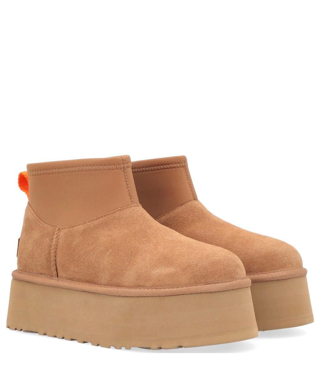 UGG AUSTRALIA Бежевые замшевые ботинки, фото 8