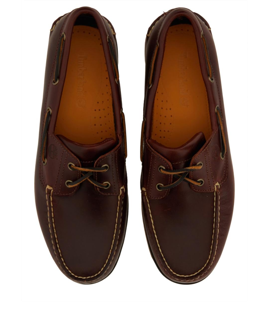 TIMBERLAND Коричневые кожаные лоферы, фото 6