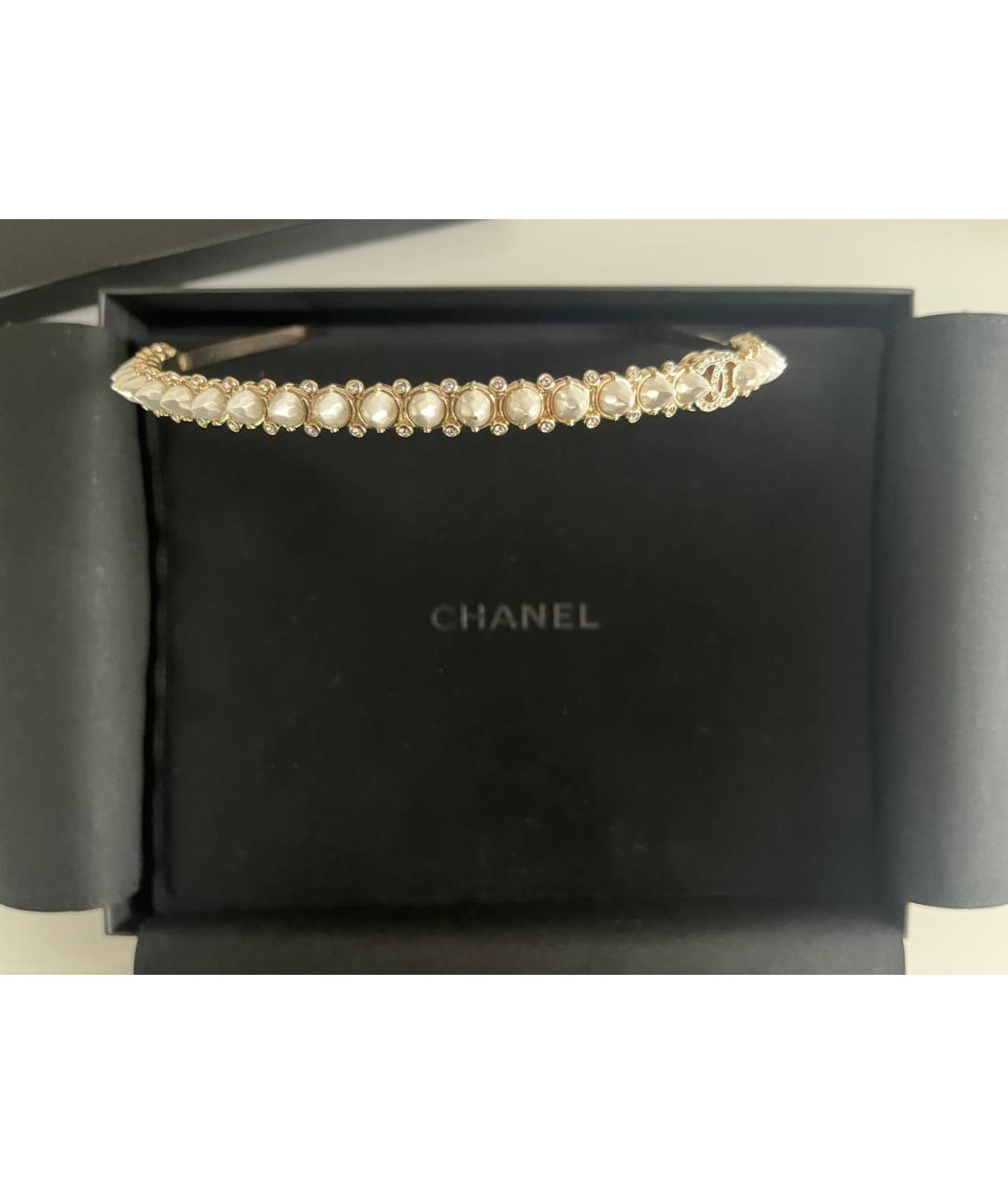 CHANEL Золотой ободок, фото 5