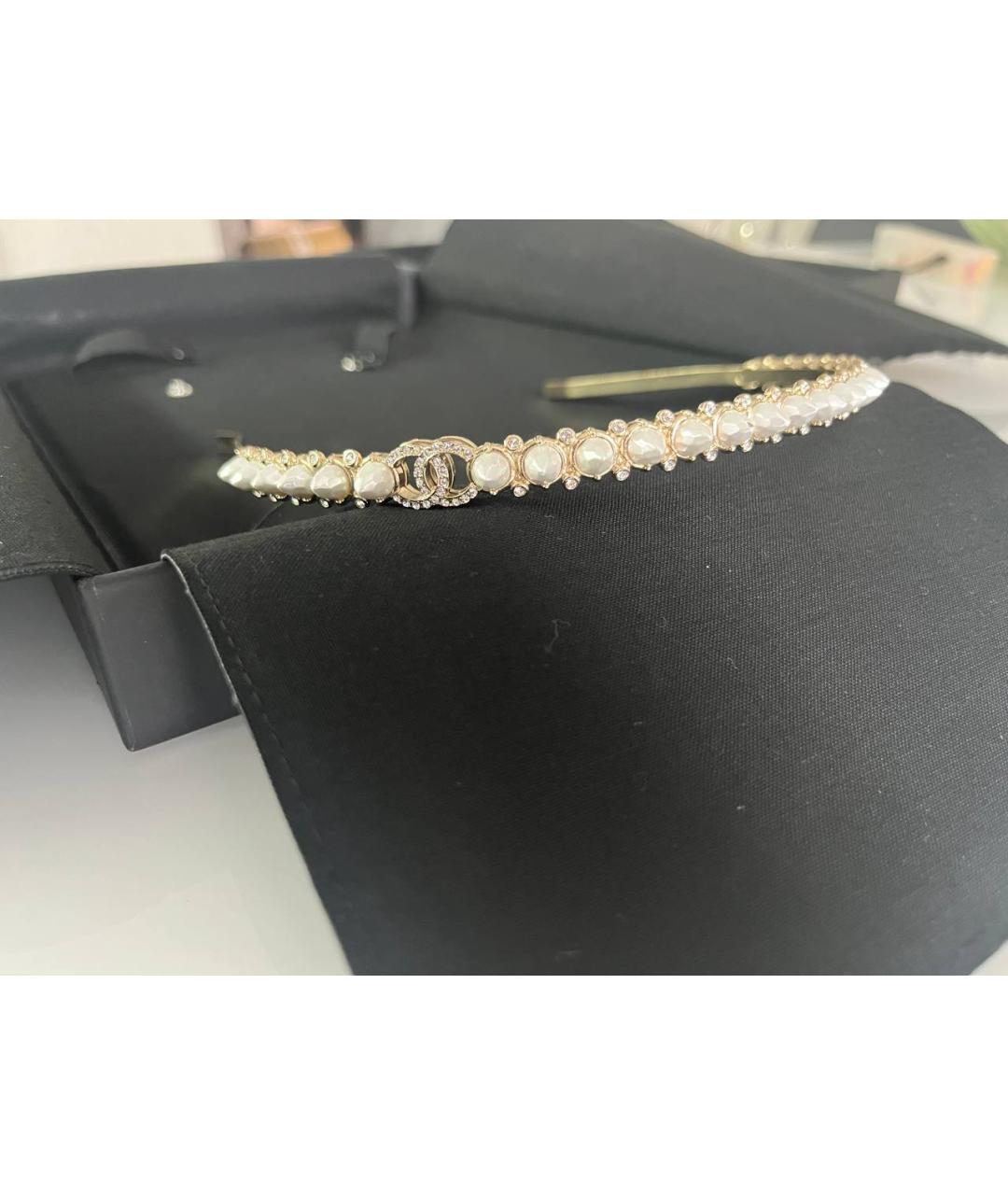 CHANEL Золотой ободок, фото 4