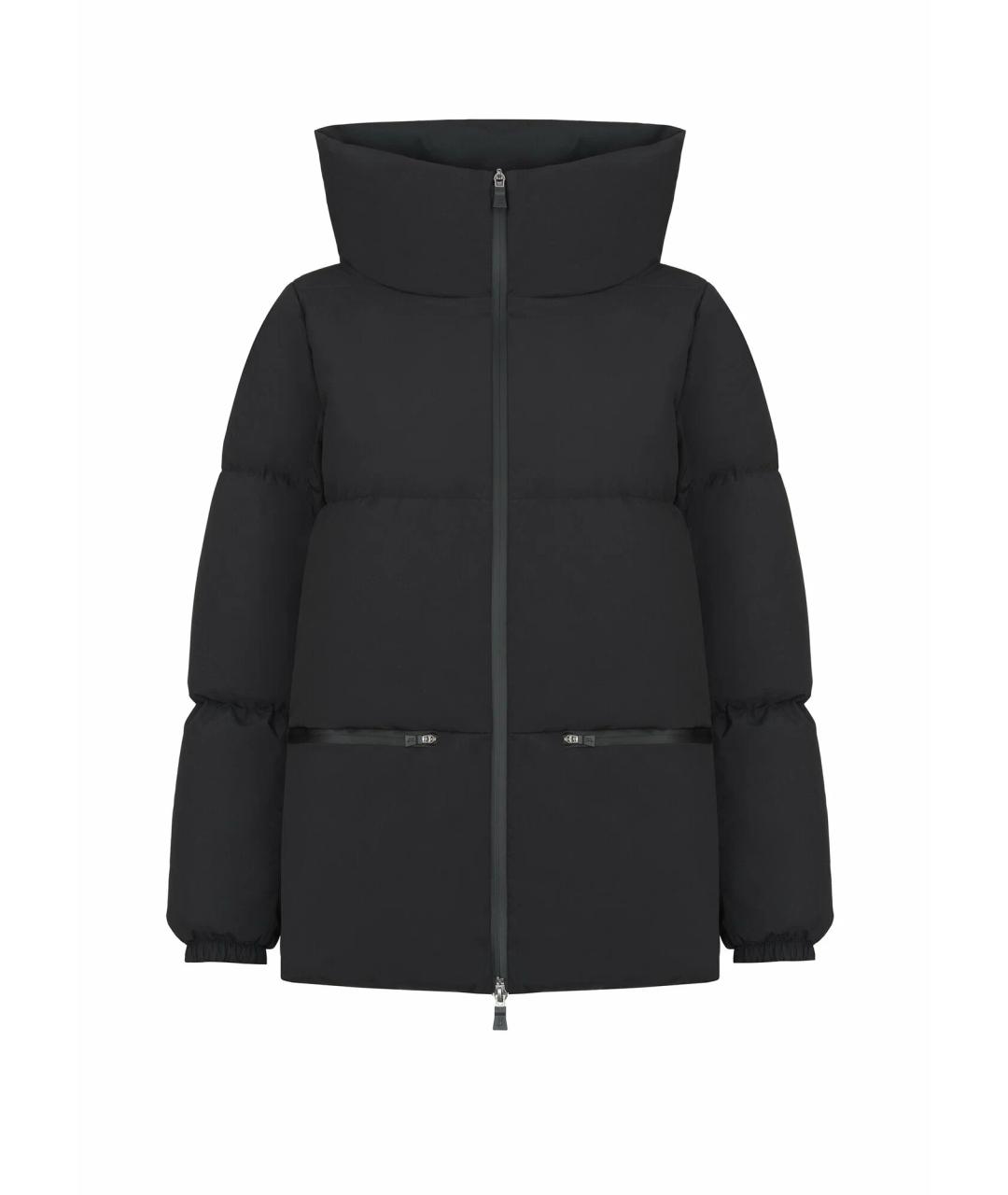 HERNO Черный полиэстеровый пуховик, фото 1