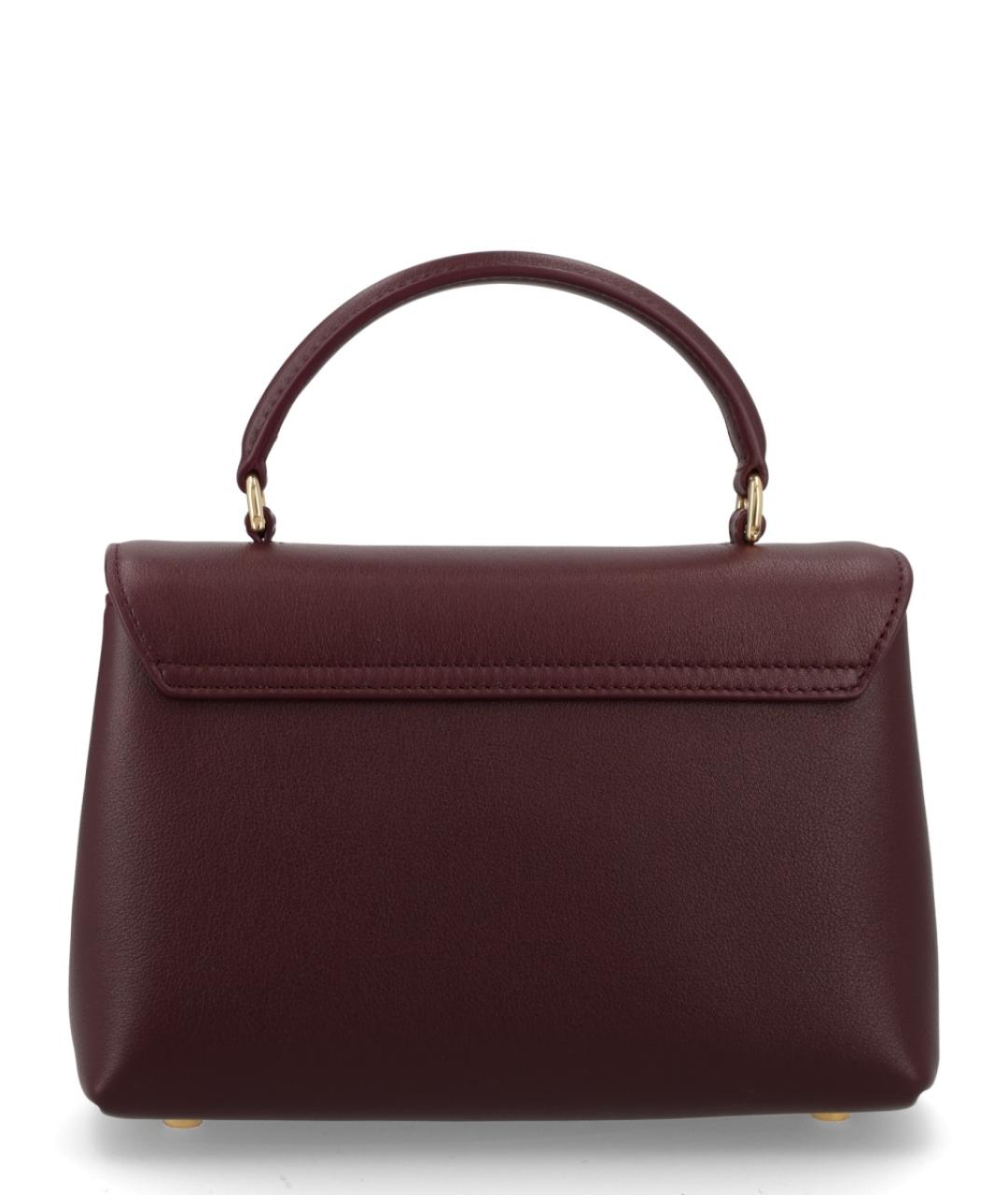 CELINE Бордовая кожаная сумка тоут, фото 2