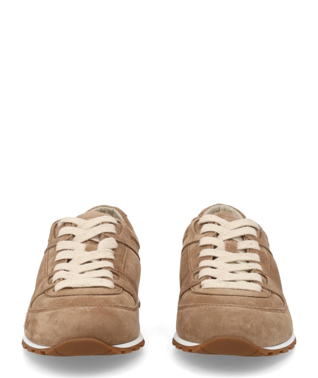BRUNELLO CUCINELLI Коричневые замшевые кроссовки, фото 3