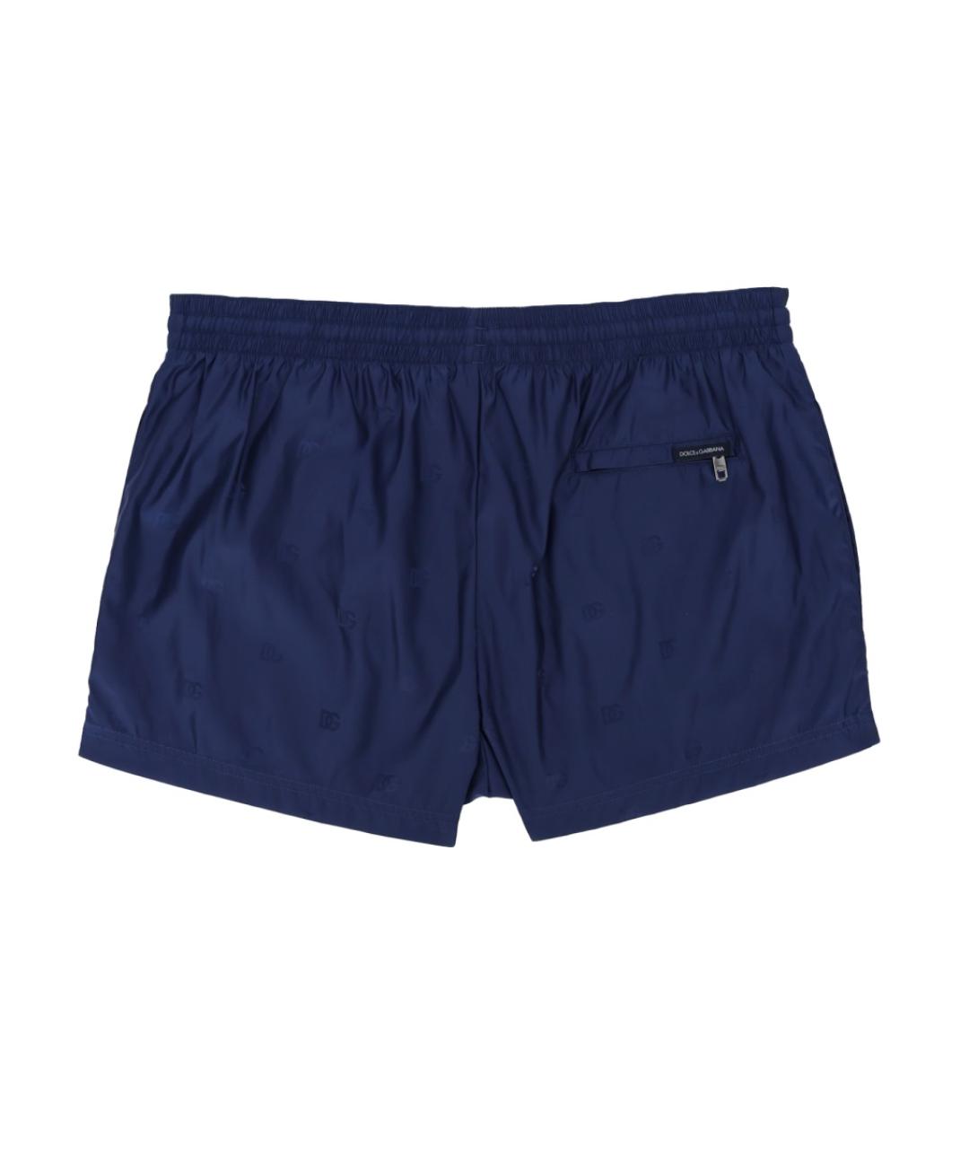 DOLCE&GABBANA Синие полиамидовые шорты, фото 2