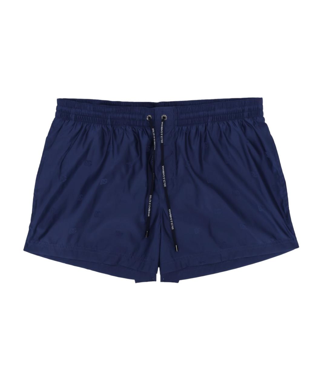 DOLCE&GABBANA Синие полиамидовые шорты, фото 1