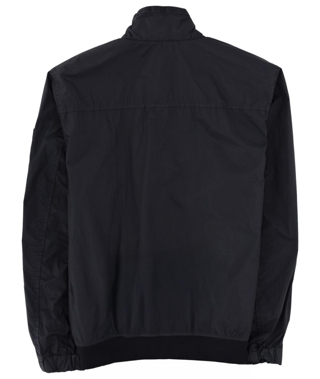 STONE ISLAND Темно-синяя полиамидовая куртка, фото 2