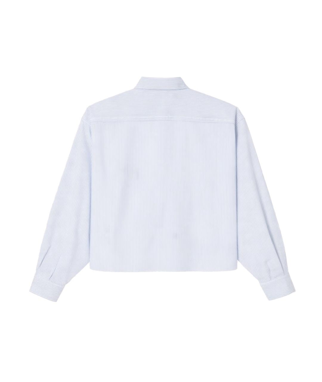 A.P.C. Голубая хлопковая рубашка, фото 2