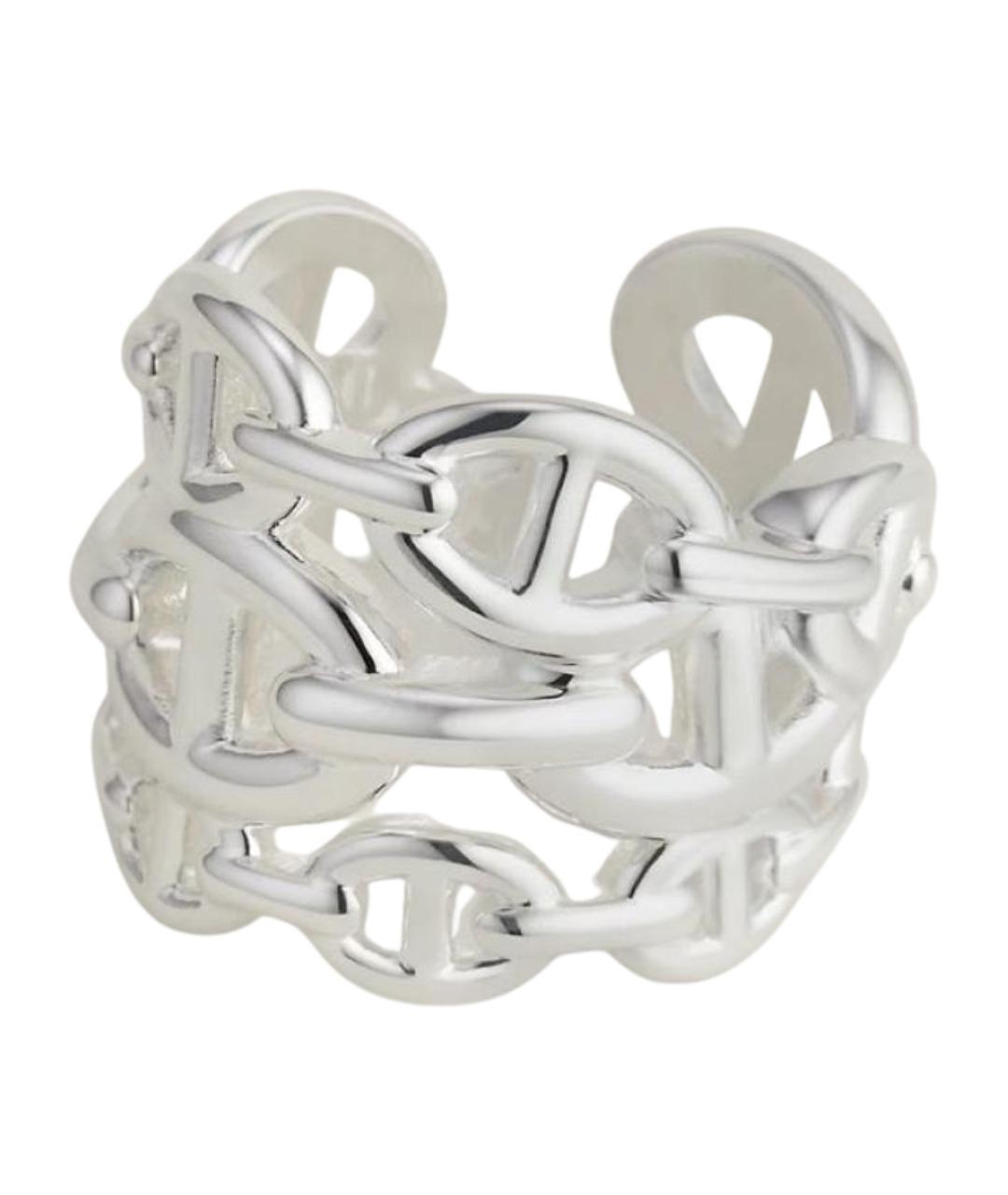 HERMES Серебряное серебряное кольцо, фото 1