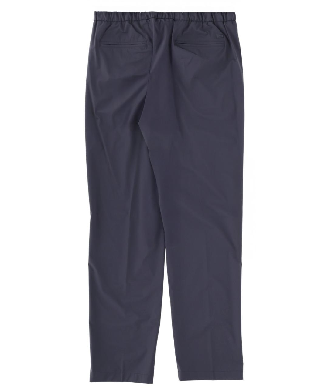 HERNO Синие полиамидовые повседневные брюки, фото 2