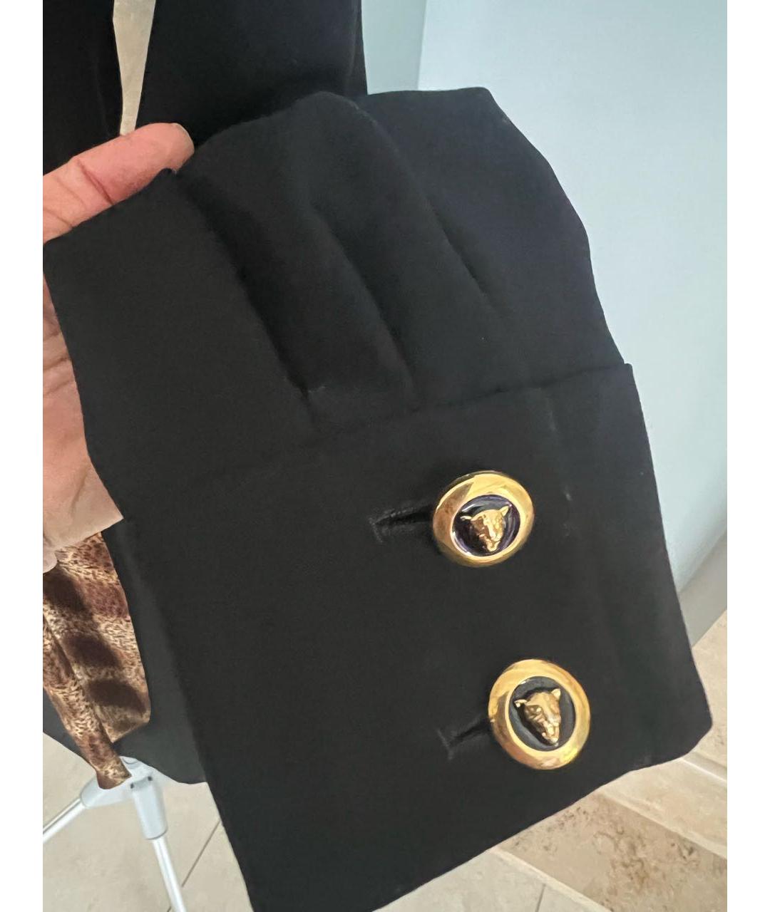 ESCADA Черное шерстяное повседневное платье, фото 6