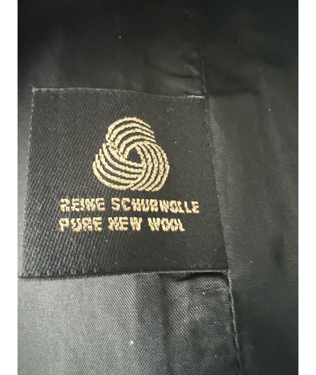 ESCADA Черное шерстяное повседневное платье, фото 5