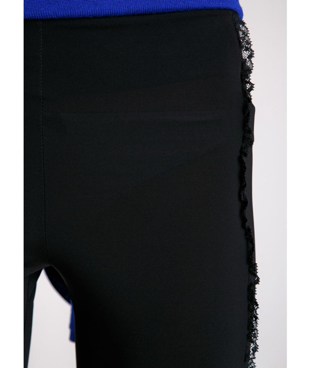 VALENTINO Черные ацетатные леггинсы и велосипедки, фото 4