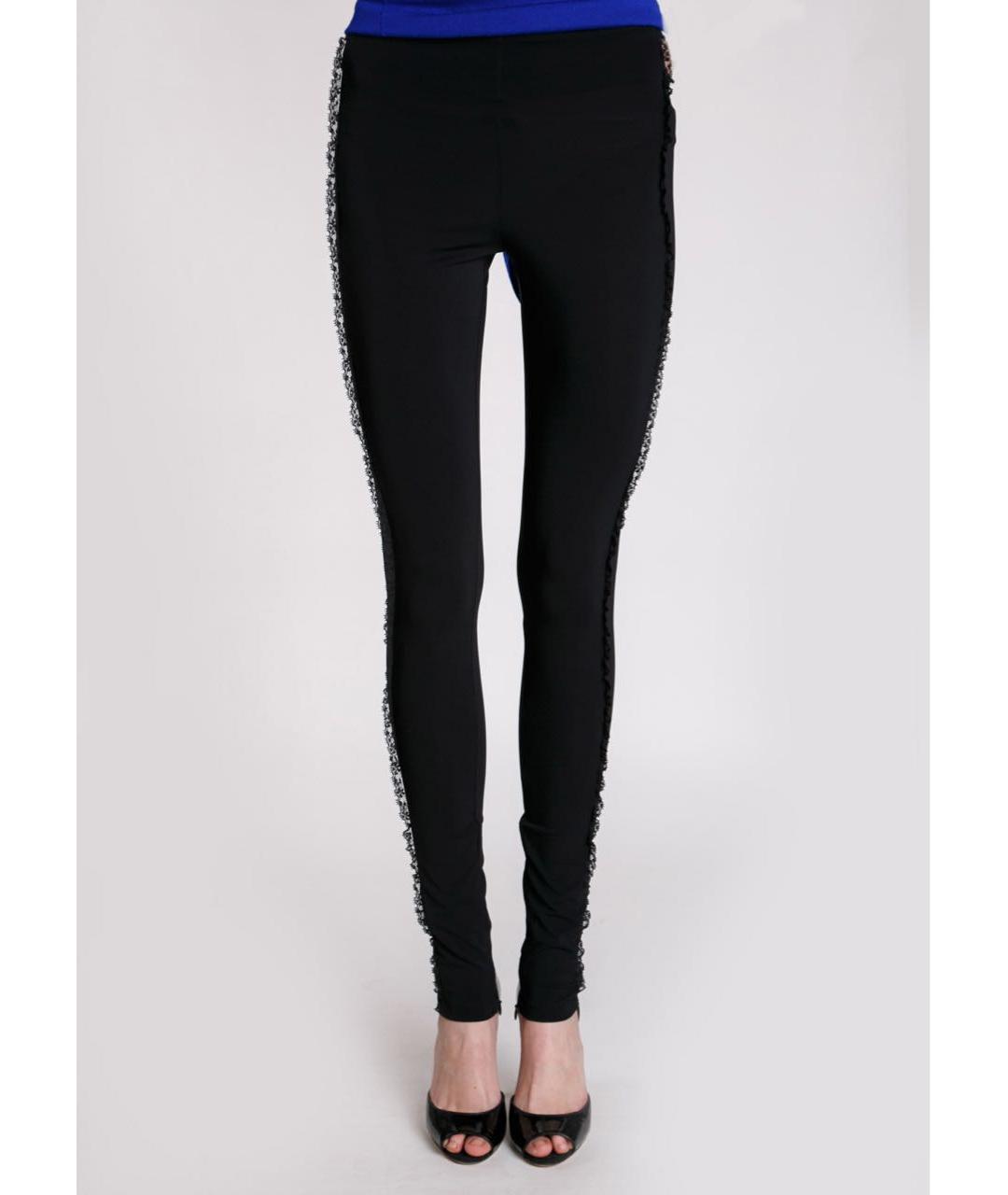 VALENTINO Черные ацетатные леггинсы и велосипедки, фото 2