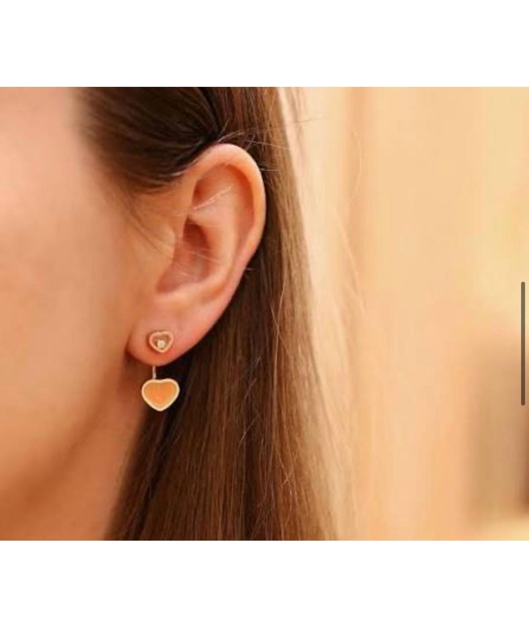 CHOPARD Золотые серьги из розового золота, фото 6