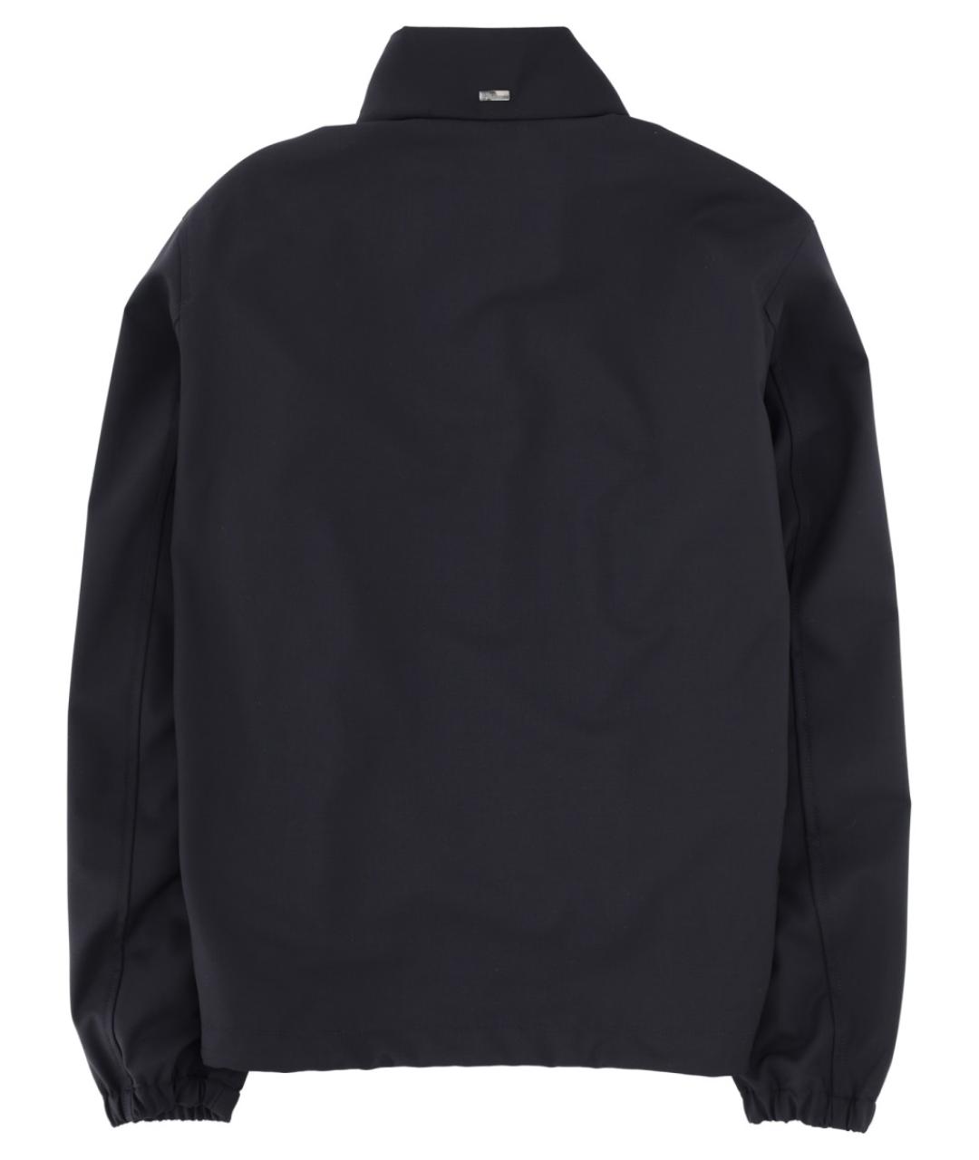 HERNO Синяя полиэстеровая куртка, фото 2