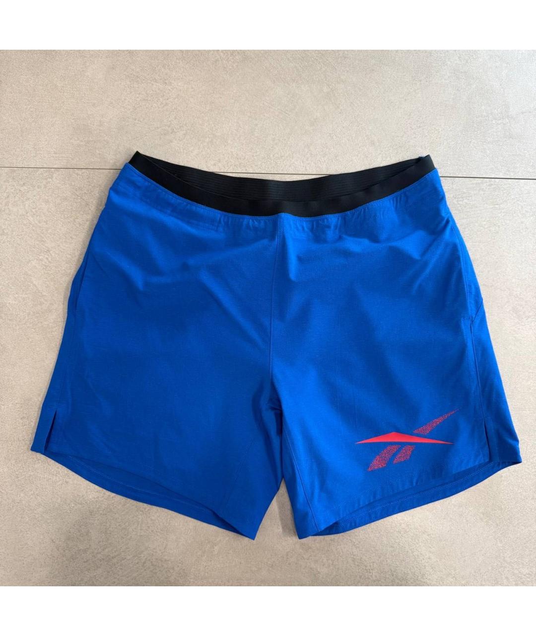 REEBOK Синие полиэстеровые шорты, фото 7