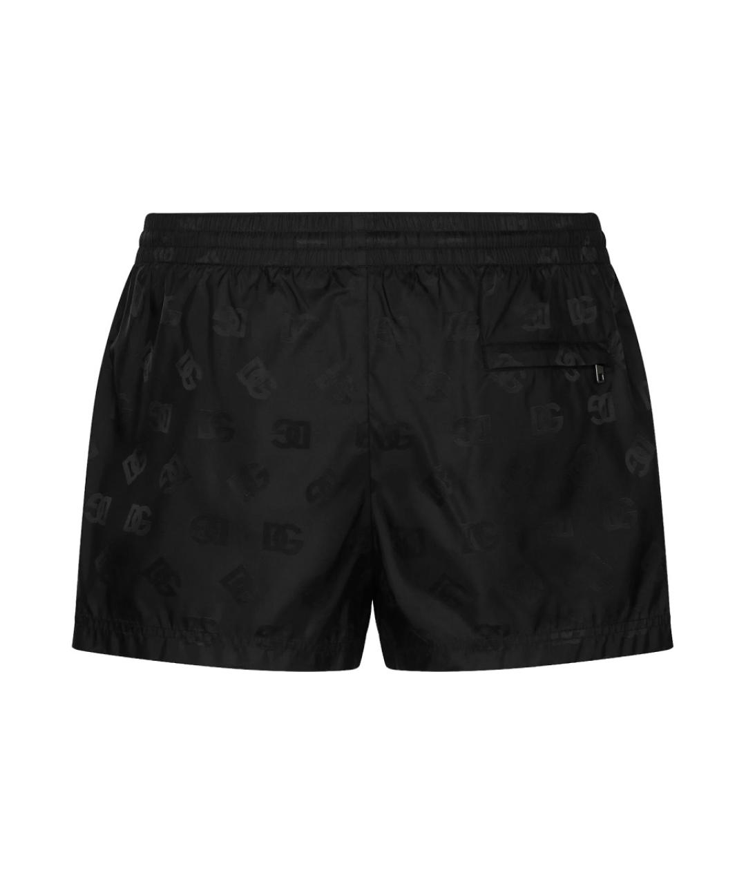 DOLCE&GABBANA Черные полиамидовые шорты, фото 2