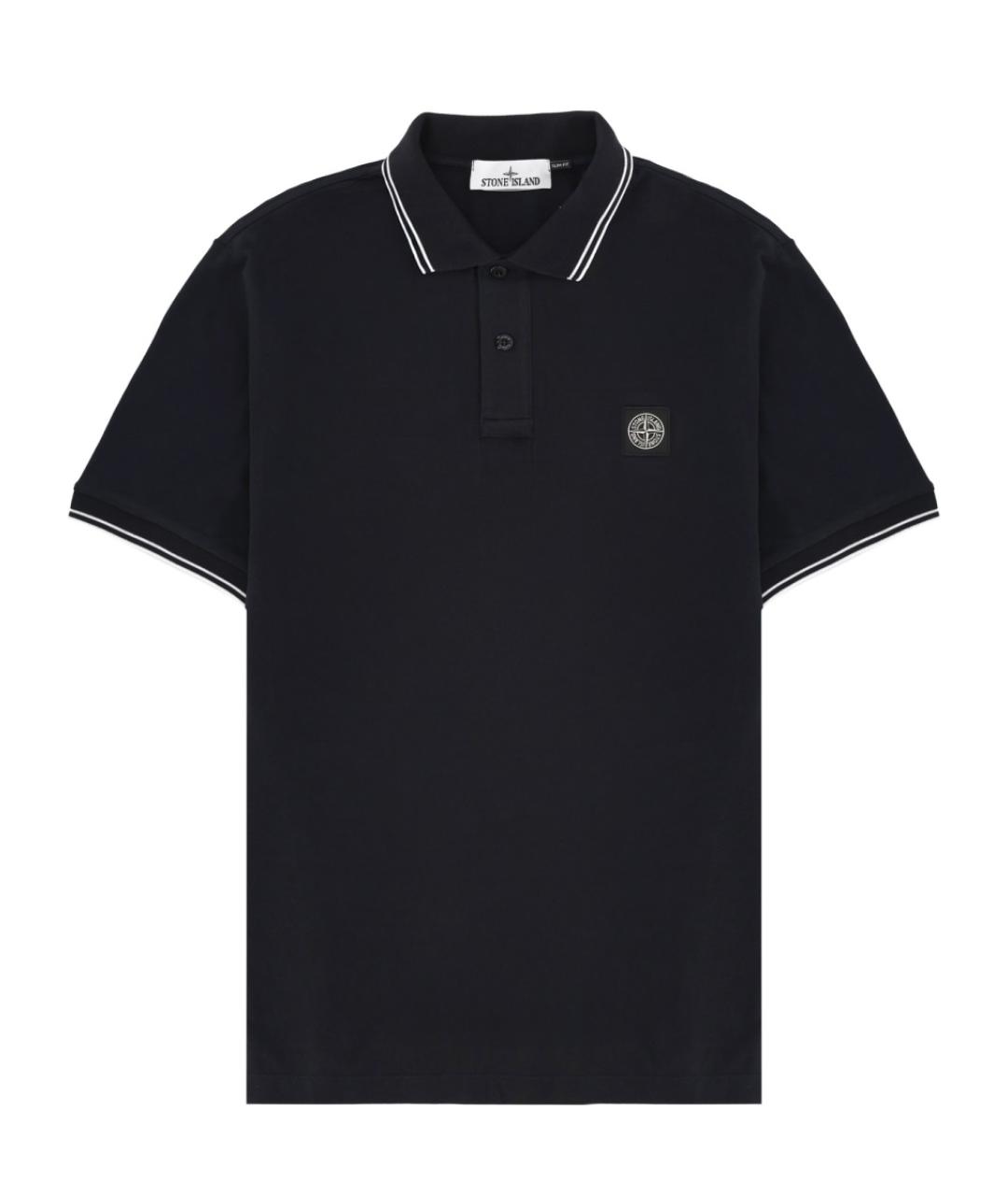 STONE ISLAND Хлопковое поло с коротким рукавом, фото 1