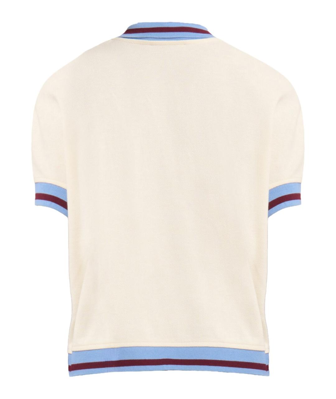 MARNI Белая хлопковая футболка, фото 3