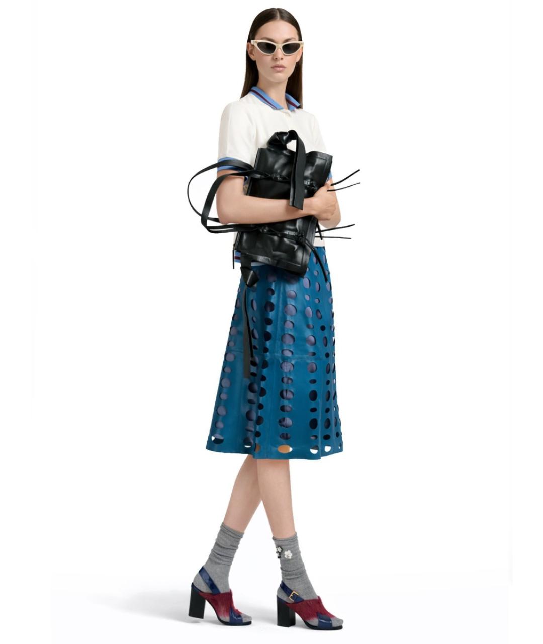 MARNI Белая хлопковая футболка, фото 2