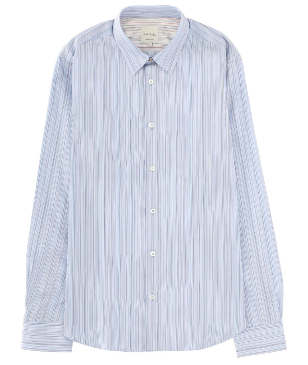 PAUL SMITH Синяя хлопковая кэжуал рубашка, фото 1
