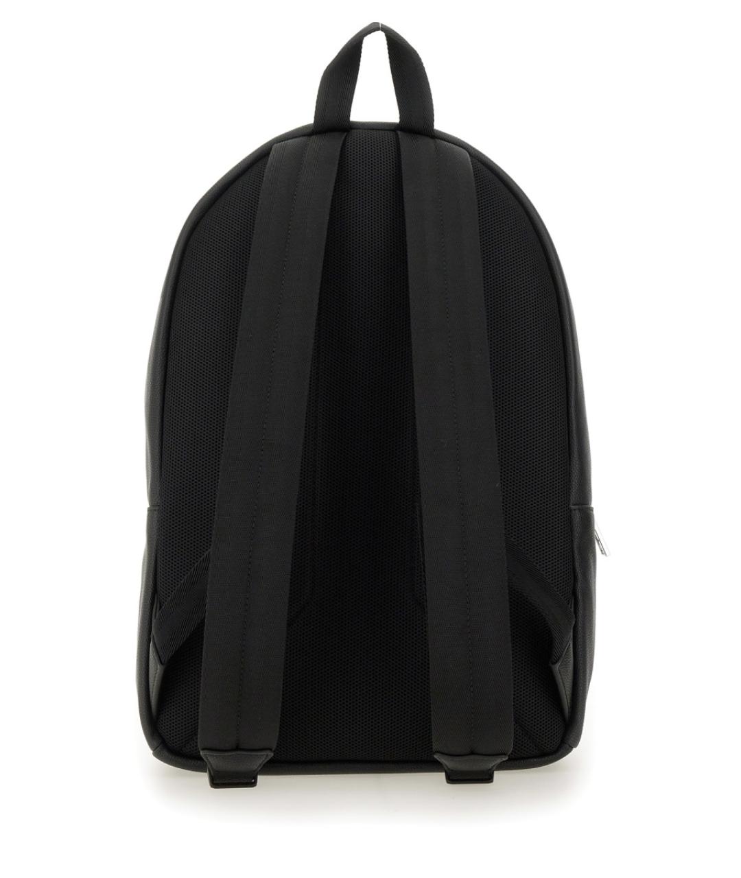 HUGO BOSS Черный рюкзак из искусственной кожи, фото 2