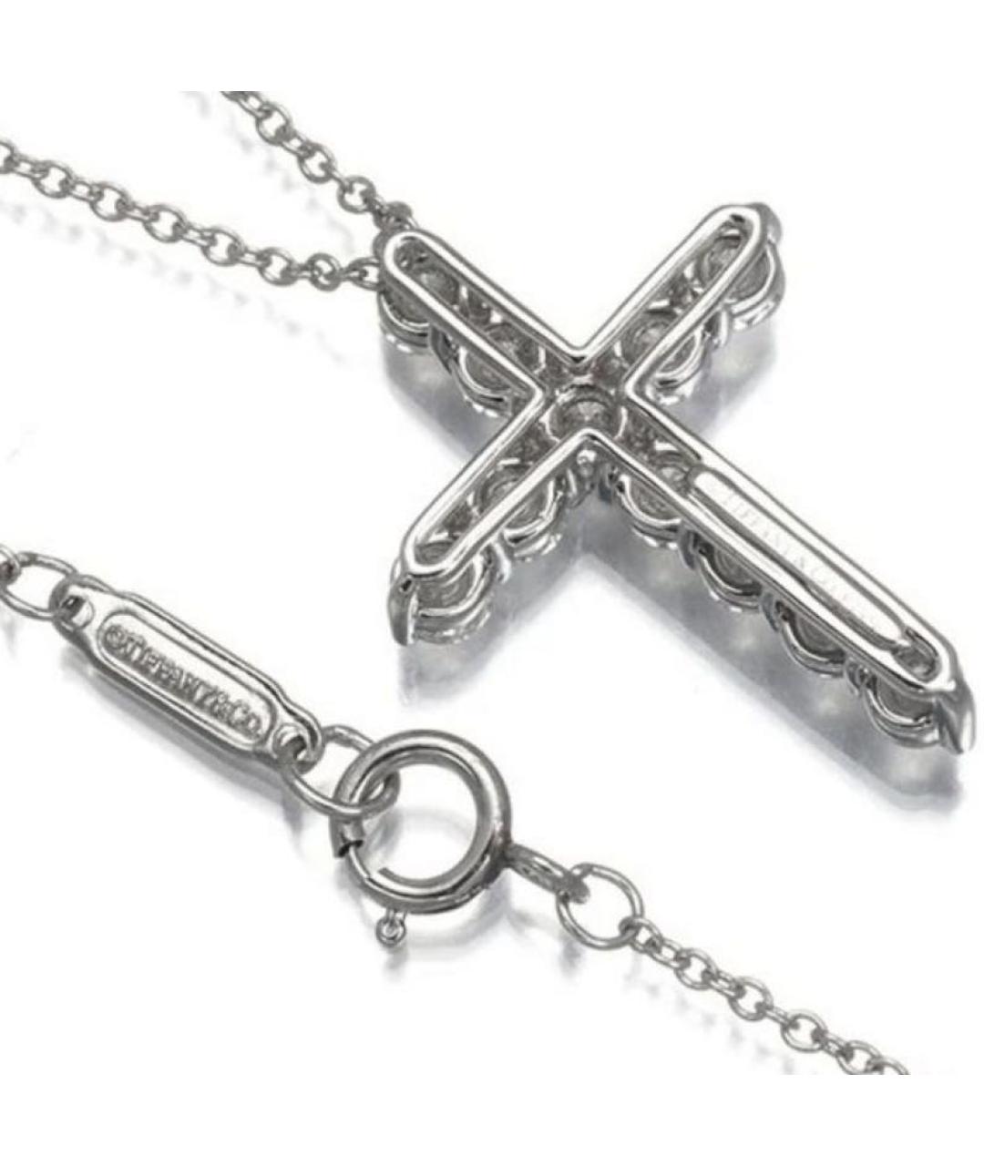 TIFFANY&CO Серебряная платиновая подвеска, фото 4
