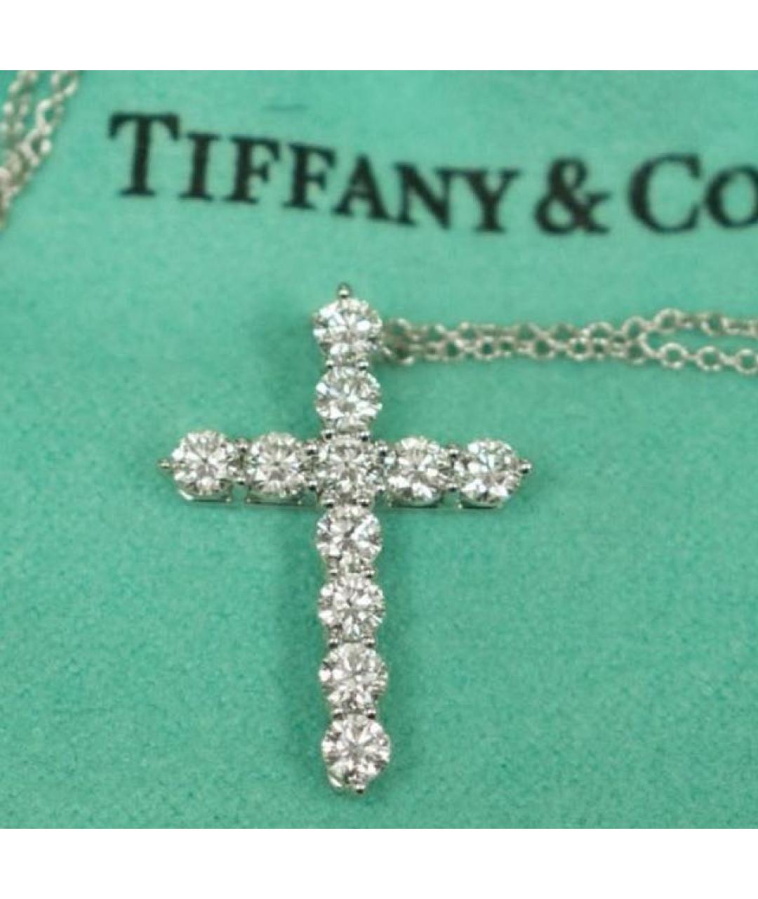 TIFFANY&CO Серебряная платиновая подвеска, фото 3