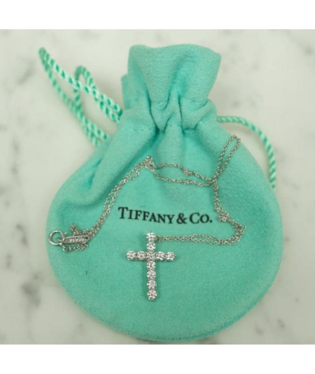 TIFFANY&CO Серебряная платиновая подвеска, фото 2