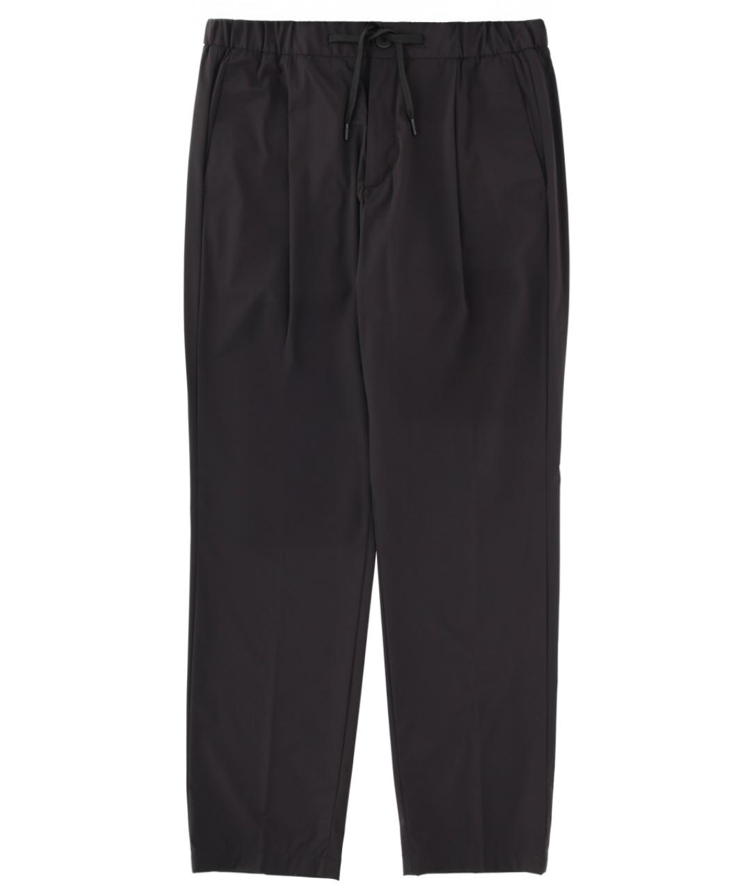 HERNO Черные полиамидовые повседневные брюки, фото 1