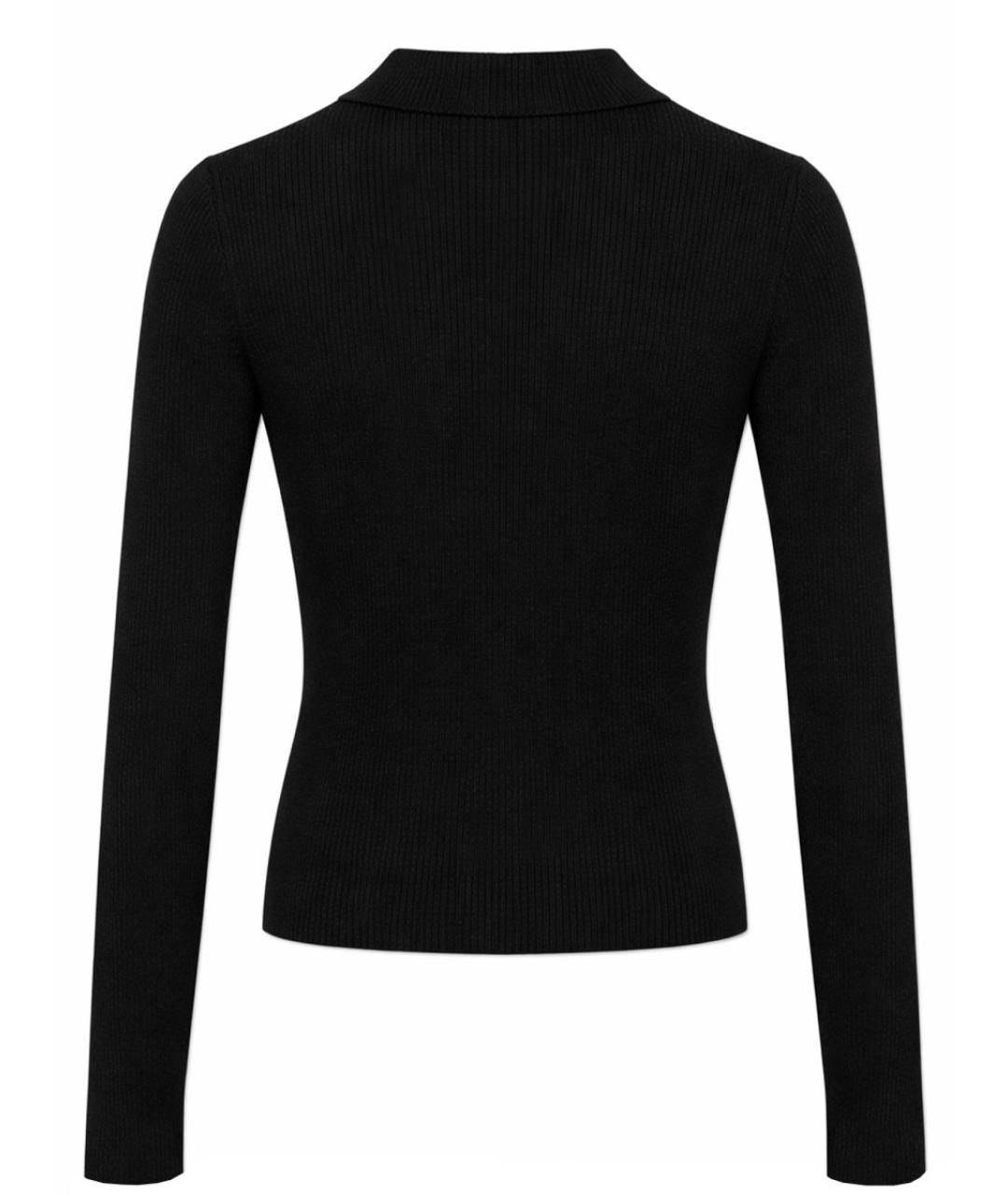 MICHAEL KORS Черный вискозный джемпер / свитер, фото 2