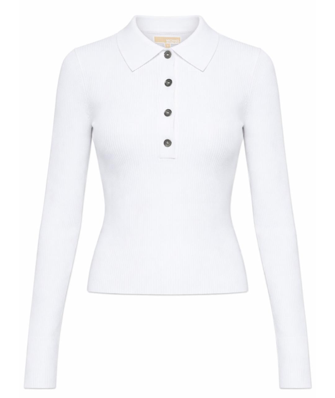 MICHAEL KORS Белый вискозный джемпер / свитер, фото 1