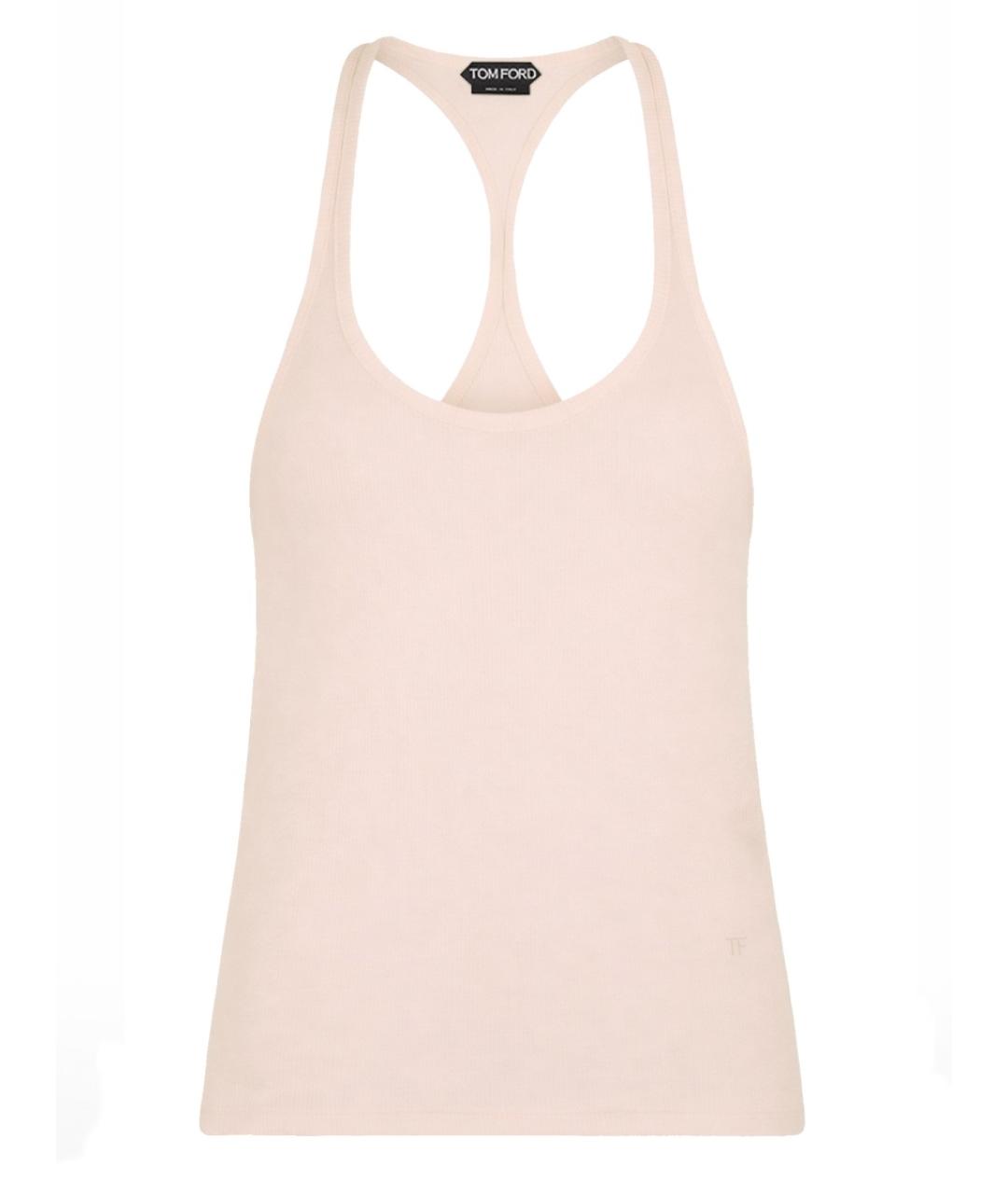 TOM FORD Розовая шелковая майка, фото 1