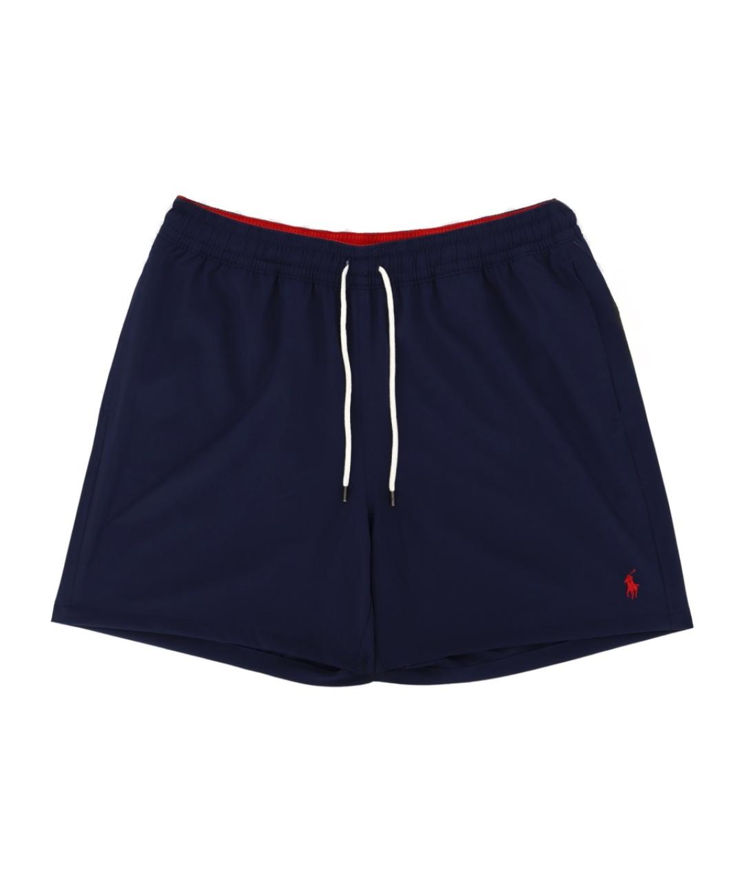 POLO RALPH LAUREN Синие полиэстеровые шорты, фото 1