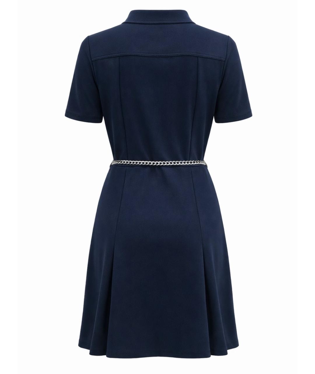 MICHAEL KORS Синее полиэстеровое повседневное платье, фото 2
