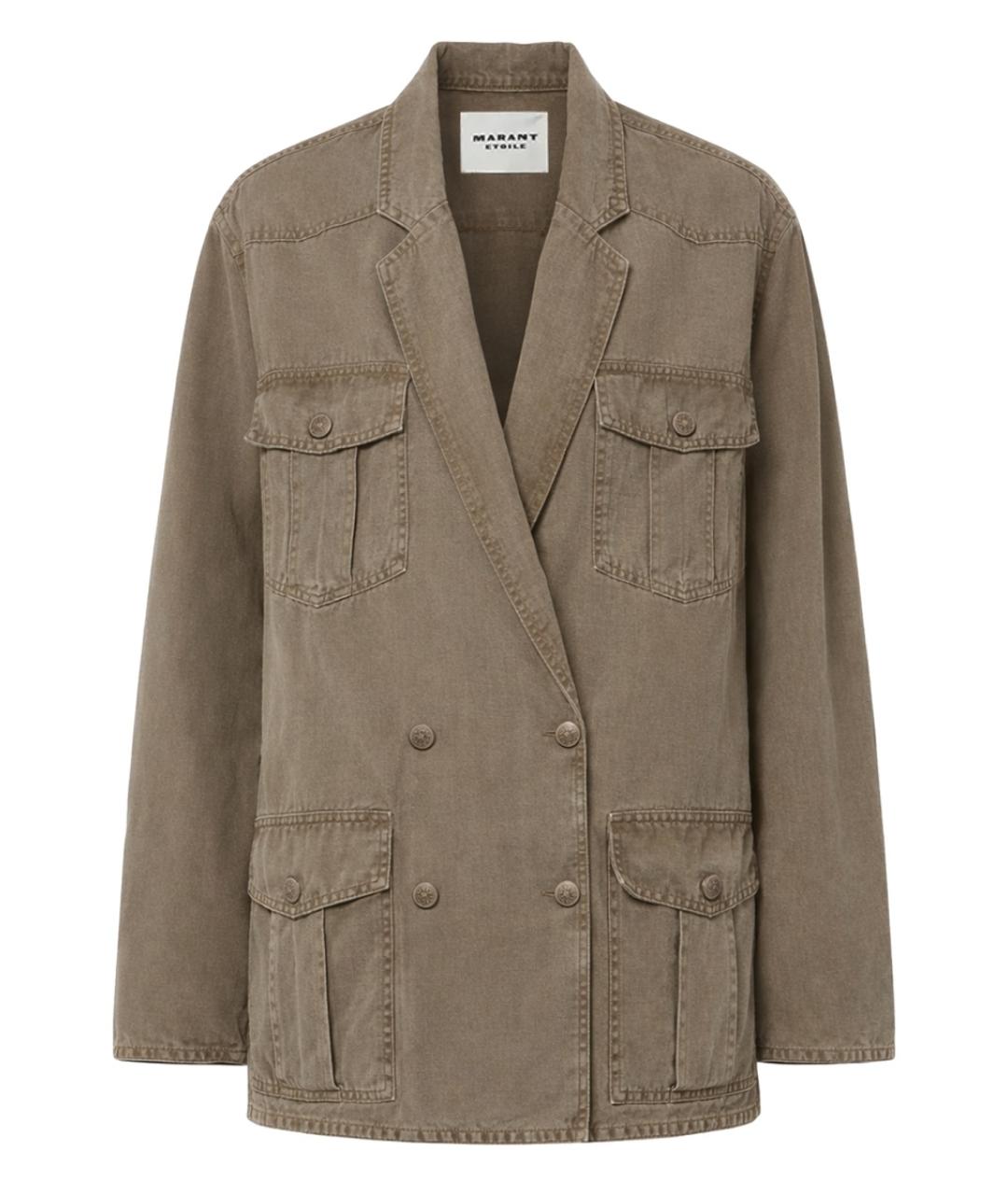 ISABEL MARANT ETOILE Бежевый хлопковый жакет/пиджак, фото 1