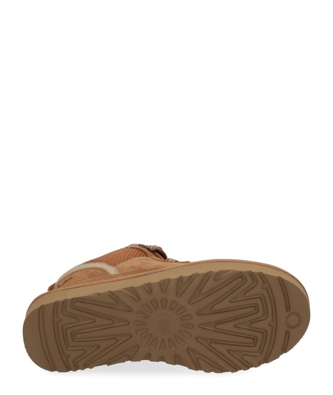 UGG AUSTRALIA Коричневые замшевые кроссовки, фото 5