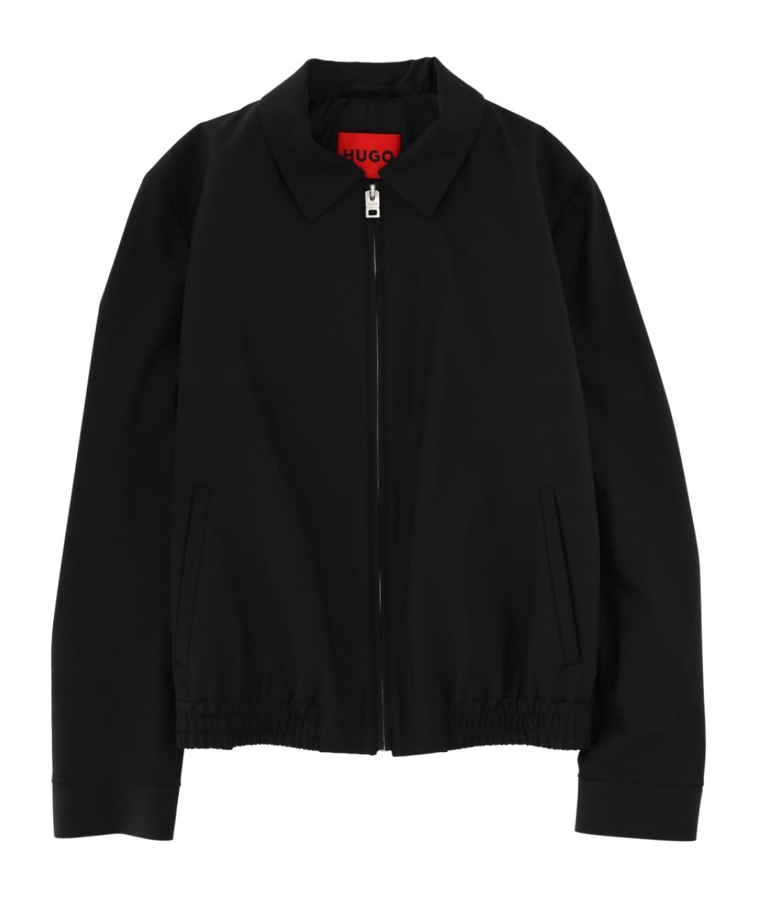 HUGO Черная шерстяная куртка, фото 1